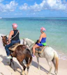 Ridning på stranden i Macao