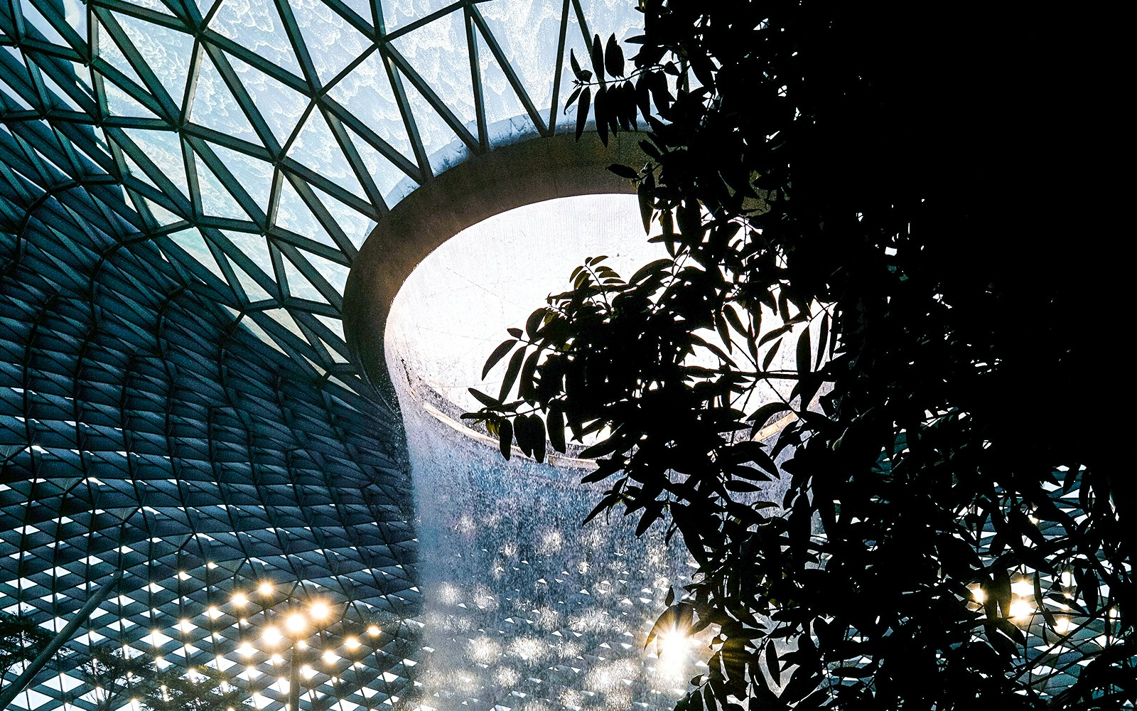 Jewel Changi, HSBC Rain Vortex, Singapore