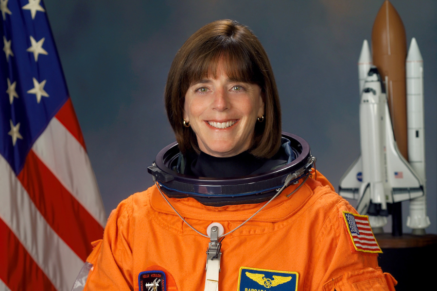 Astronaut suit display at Kennedy Space Center, Florida.