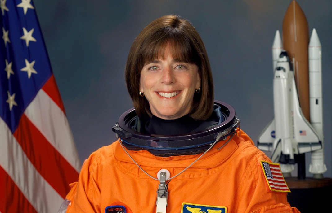 Astronaut suit display at Kennedy Space Center, Florida.