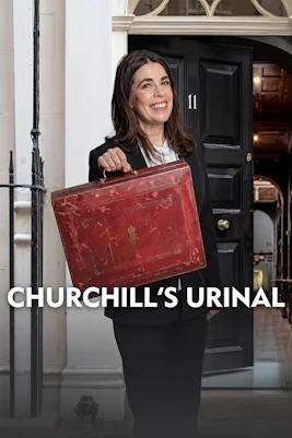 A person holding a red briefcase in front of a black door labeled number 11.