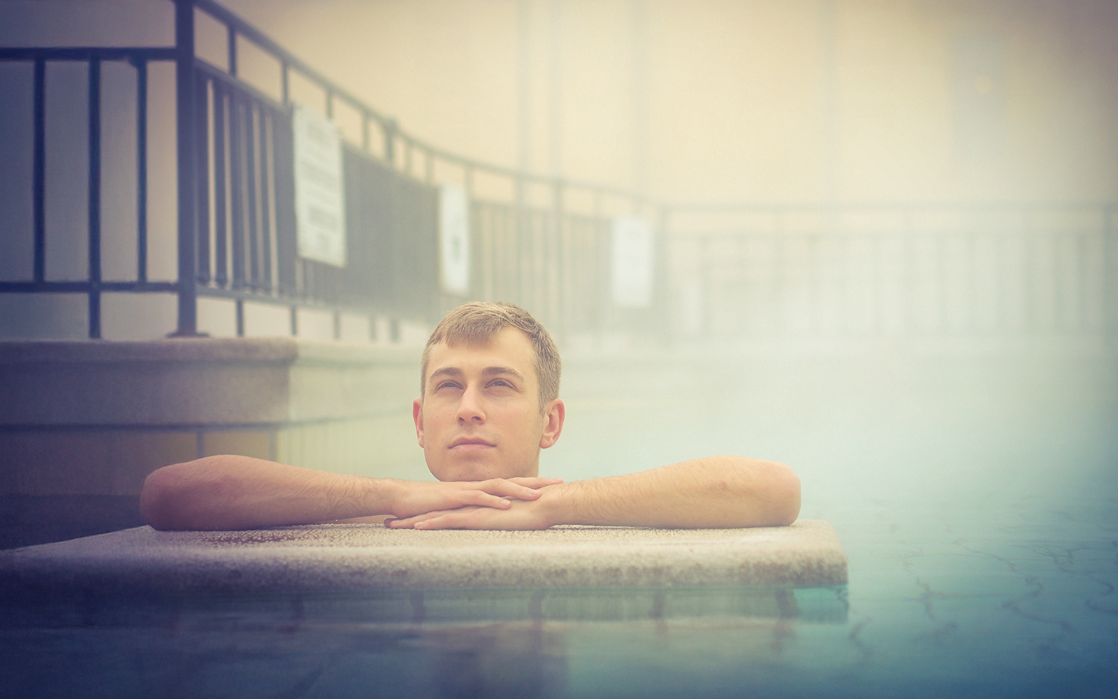Steam bath at Myvatn lake