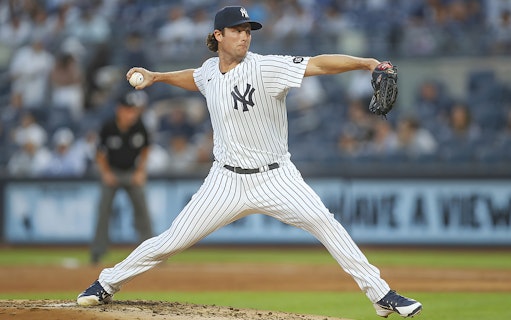 Yankees pitcher in action during game against Nationals, New York, August 24, 2023.