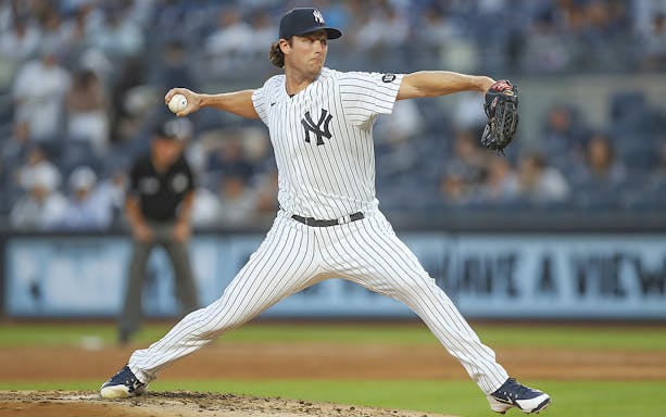 Yankees pitcher in action during game against Nationals, New York, August 24, 2023.