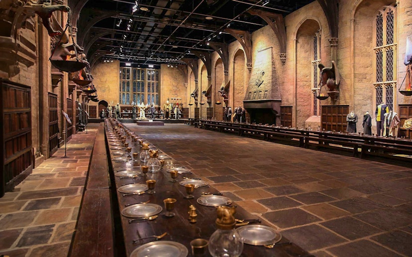 Harry Potter Warner Bros. Studio Tour Great Hall, London.