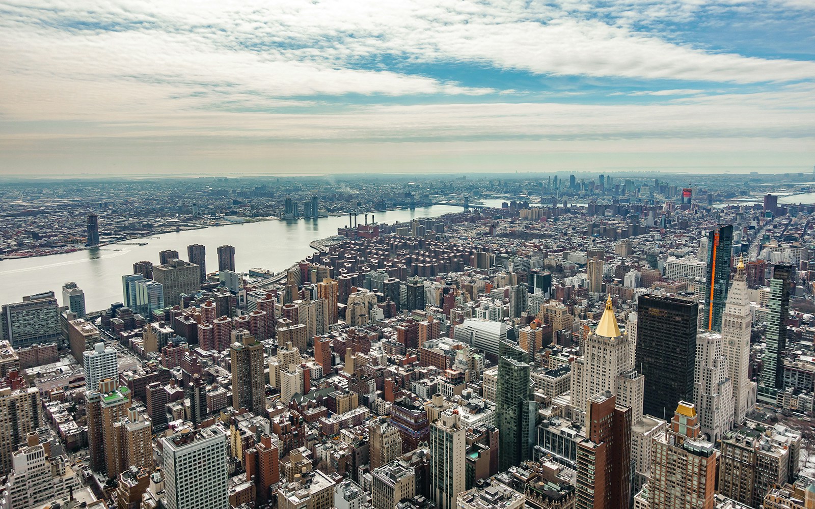 view from the empire state building/empire state building view