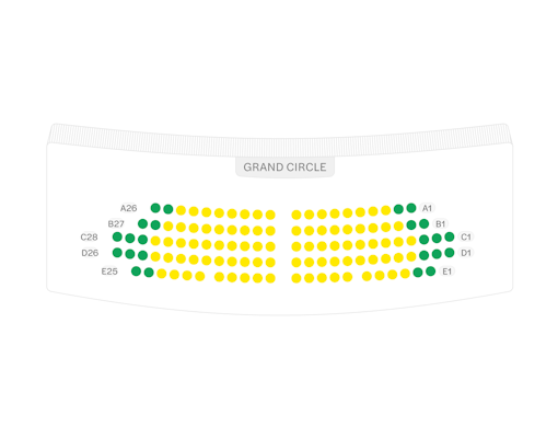 Garrick Theatre seating plan image