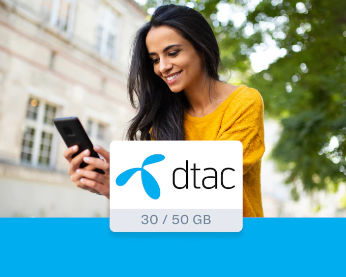5G Tourist SIM Card for Bangkok with 30/50GB Data
