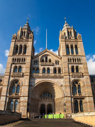 Natural History Museum entrance in London.