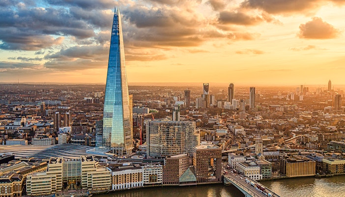 london in February - The Shard