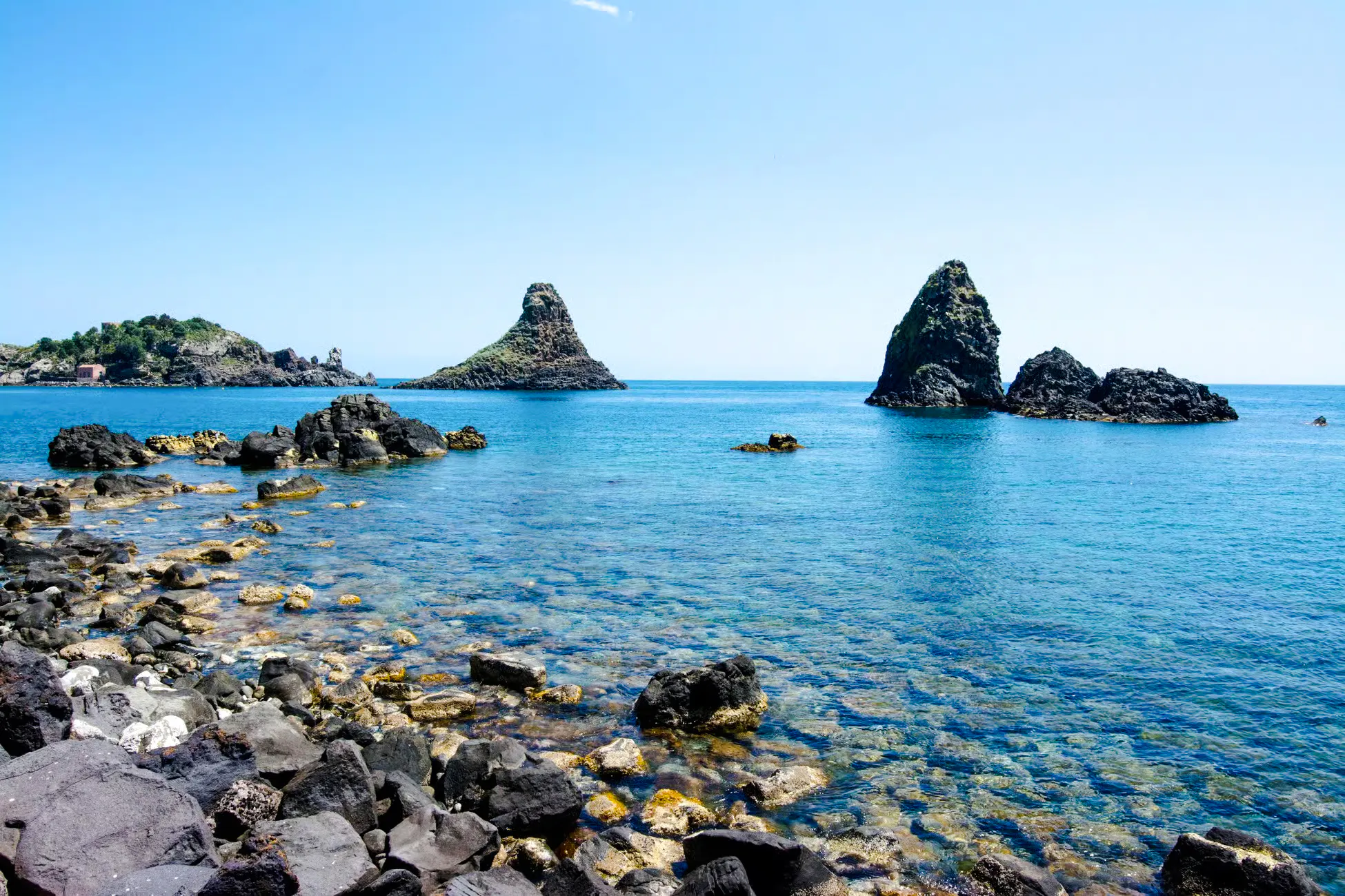 From Catania: Cyclops Coast Boat Tour with Welcome Aperitif and Swimming Stop Image 8