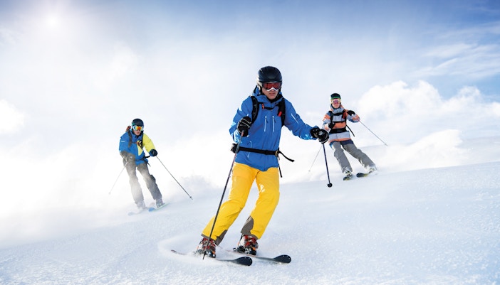 Skiing Glacier 3000