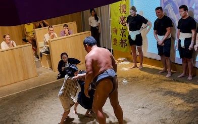 Kyoto Sumo Show with Wrestler Challenge
