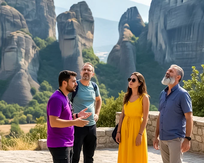 From Athens: Meteora 2-Day Trip with 2 Guided Tours & Hotels
