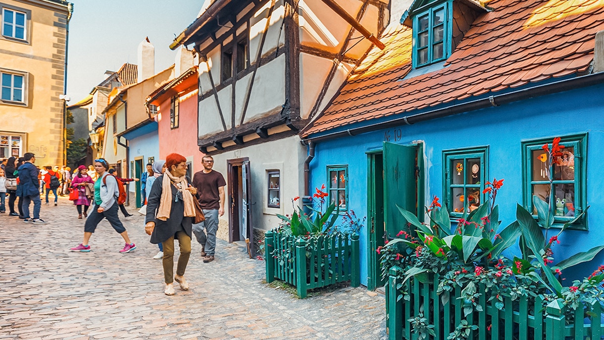 Castillo de Praga por dentro Callejón del Oro