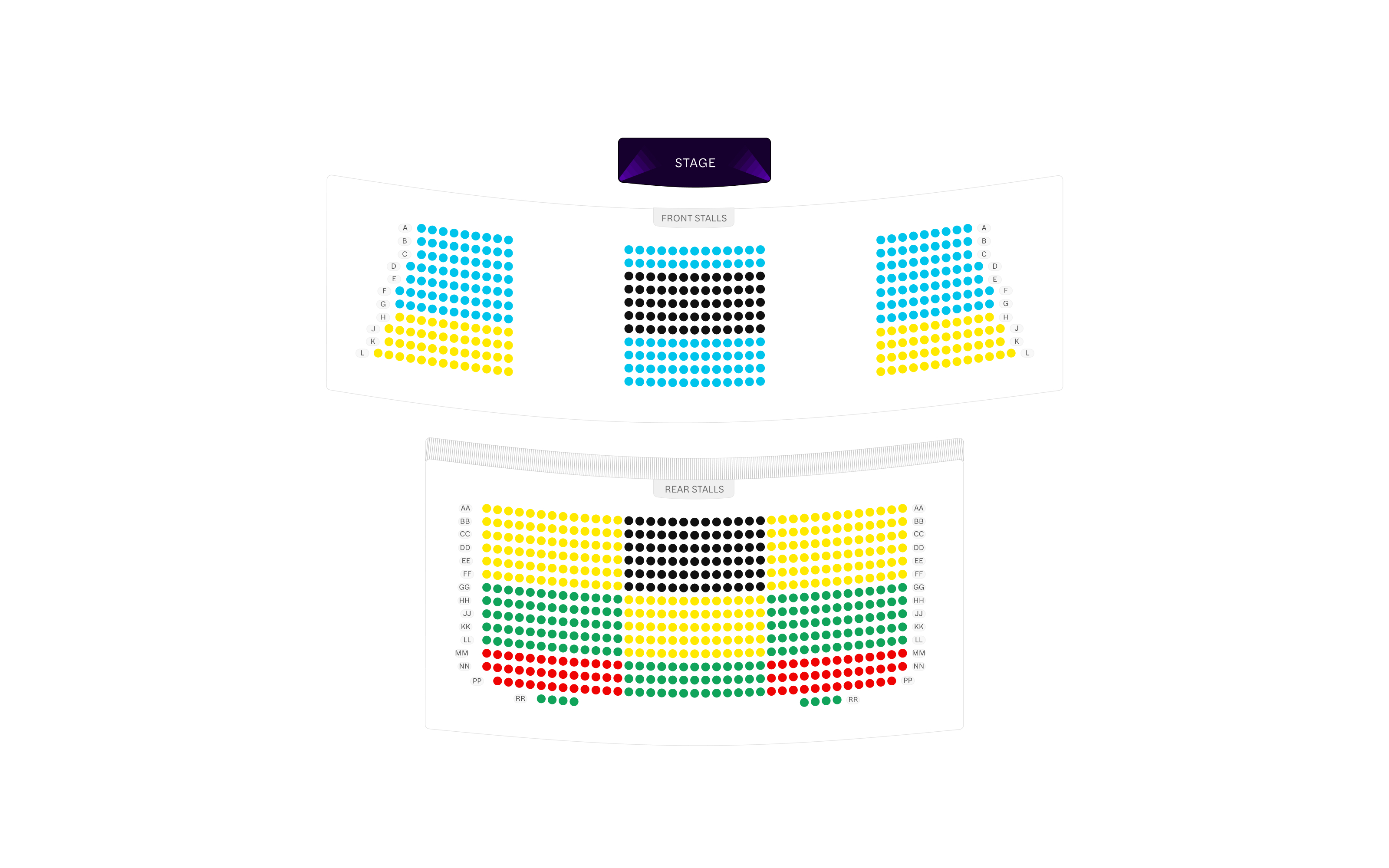 Queen Elizabeth Hall Seating Plan