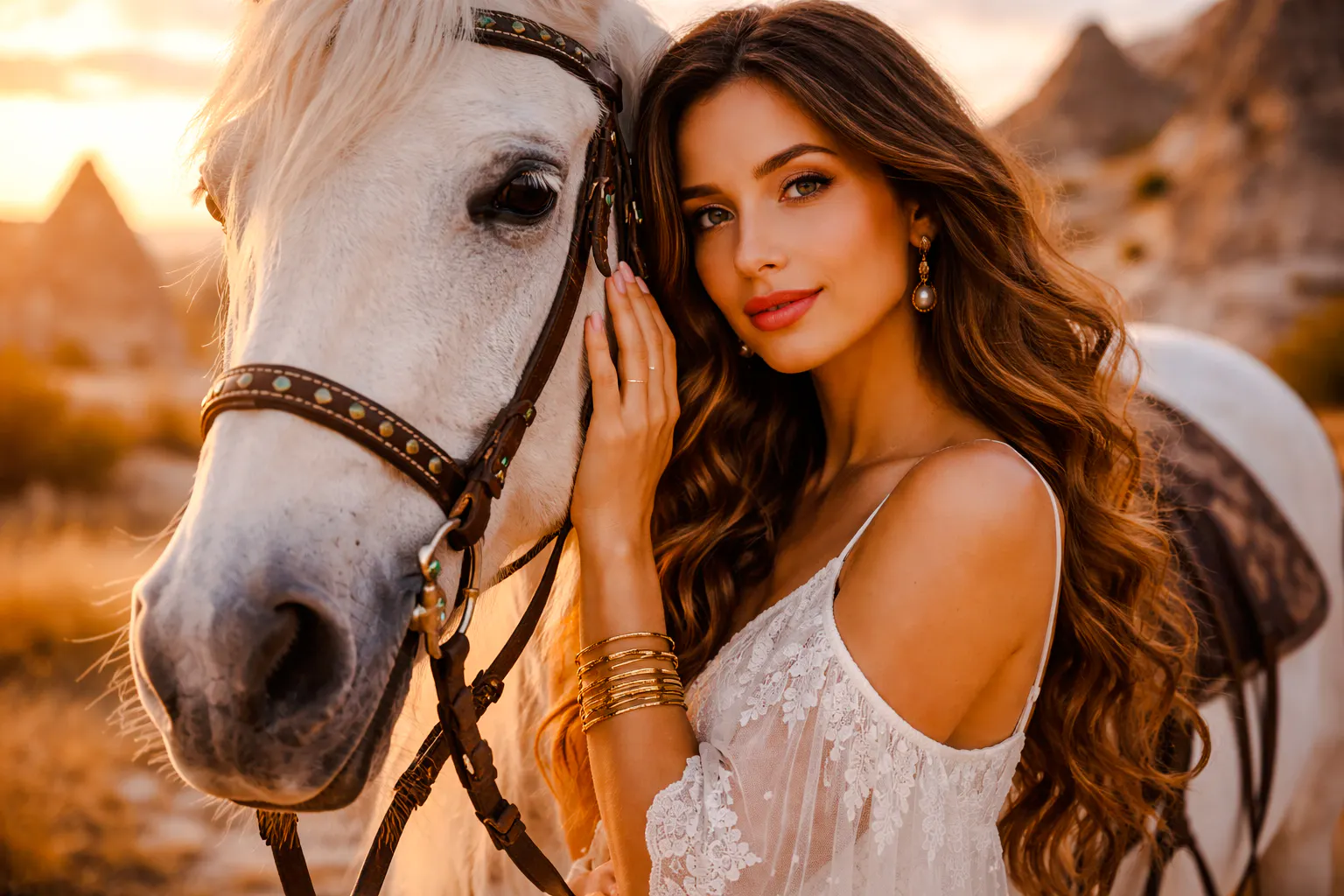 Cappadocia Flying Dress Photoshoot with Round-Trip Hotel Pickup at 3 Locations Image 9
