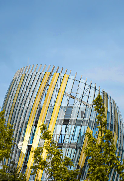 Cité du Vin building with modern architecture in Bordeaux, France.
