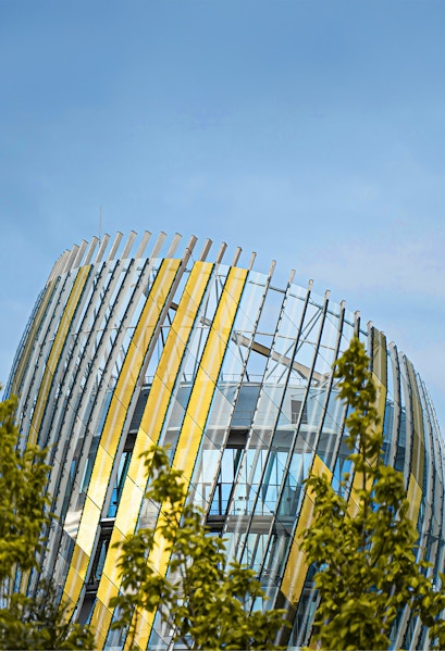 Cité du Vin building with modern architecture in Bordeaux, France.
