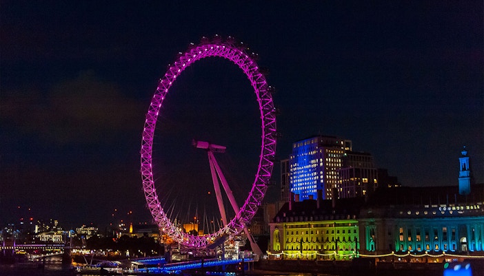 London Eye night