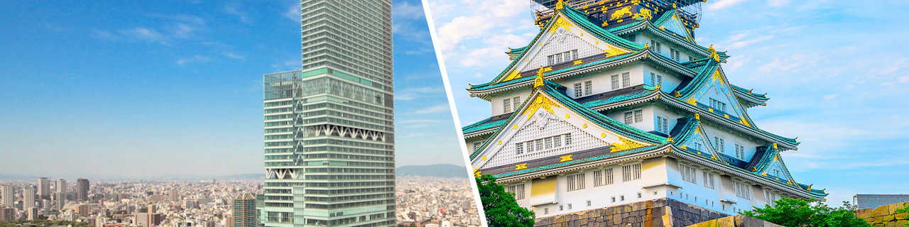 Combo: Osservatorio Harukas 300 + Biglietti Salta la Fila per il Castello di Osaka