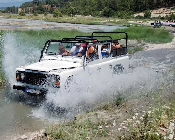 Alanya Day Trip by Jeep with Cable Car Ride