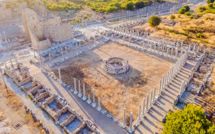 From Antalya: Perge and Aspendos Ancient Cities and Manavgat Waterfall Day Trip