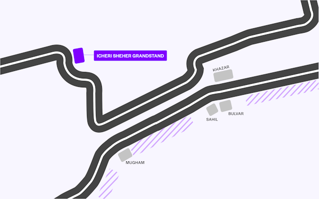 Azerbaijan gp grandstand