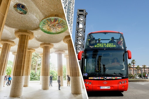 Combo (Save 13%): Park Güell Tickets + Barcelona Hop-on Hop-off Bus Tour
