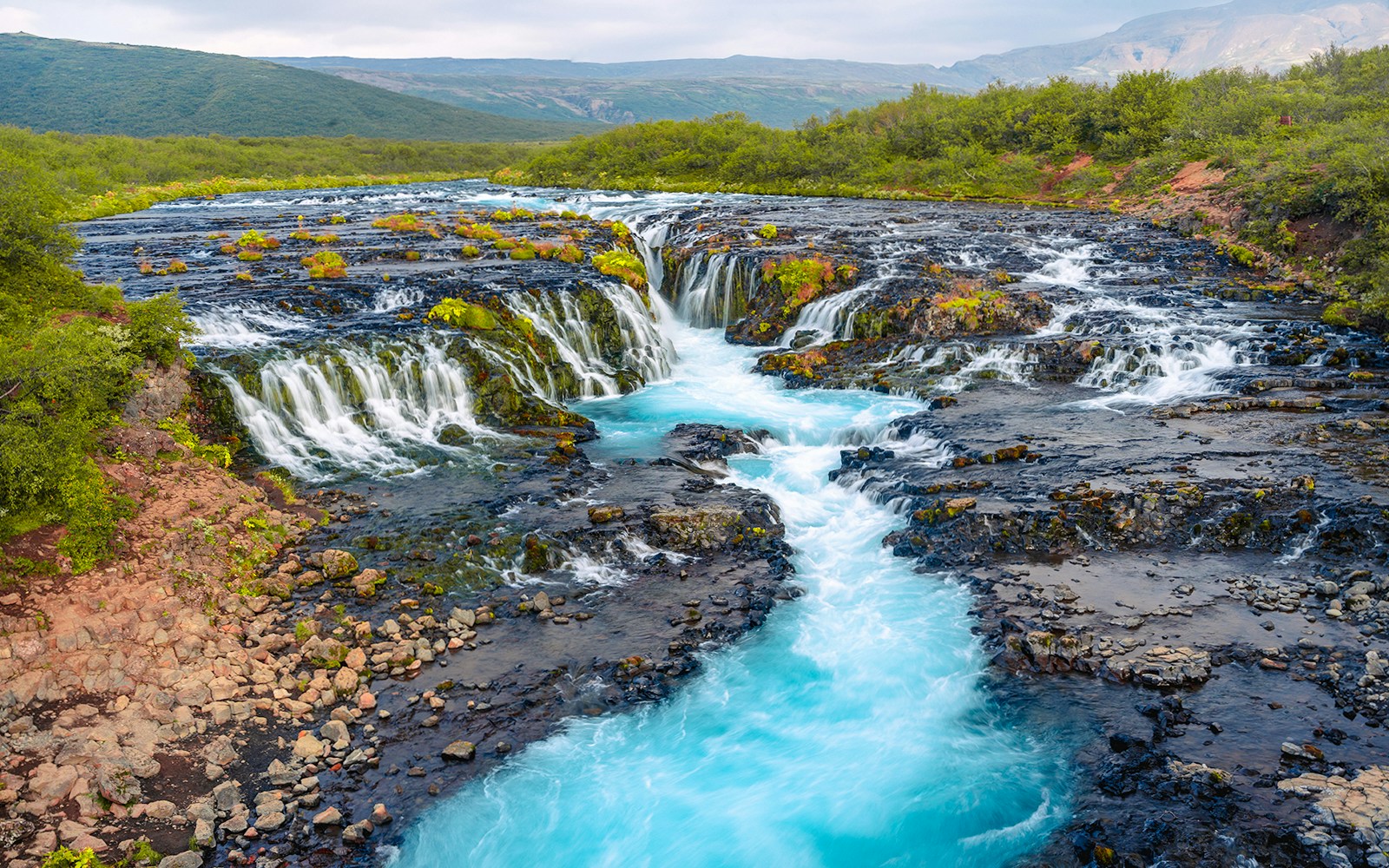 Bruarfoss Waterfall