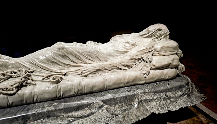 Veiled Christ sculpture in Sansevero Chapel
