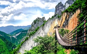 from chongqing: wujiang river, 816 nuclear project and wuling mountain great rift valley tour-4