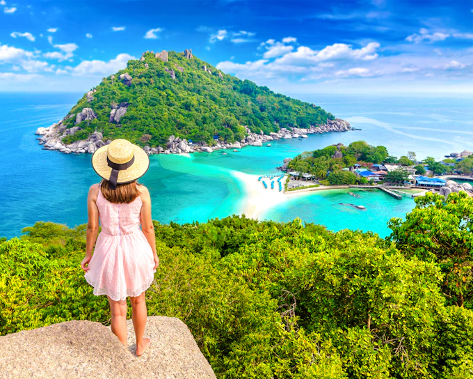 From Koh Phangan: Koh Tao & Koh Nang Yuan Speedboat Day Trip with Snorkeling and Lunch
