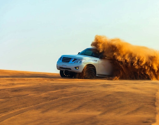Safari matutino en el desierto de Dubai