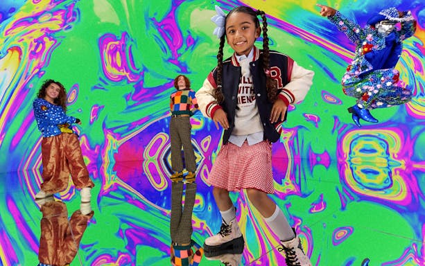 Colorful interactive art installation at Creator Zones, House Of Hype.