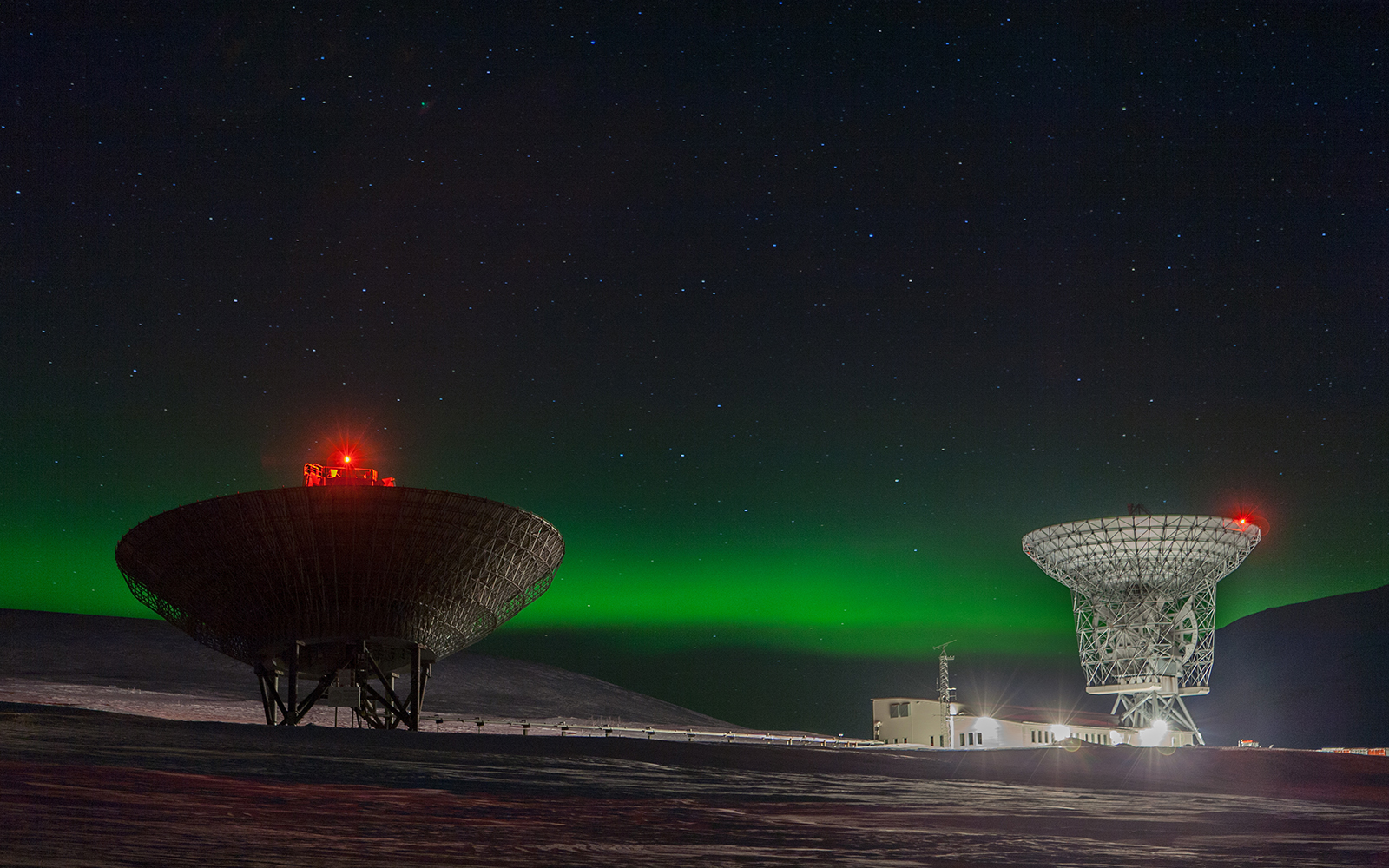 research center and northern lights