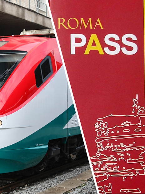 Leonardo Express train and 48-hour Rome Pass combo offer.