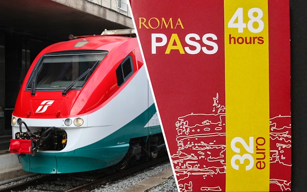 Combo: Leonardo Express One-Way Tickets + 48-Hr Rome Pass