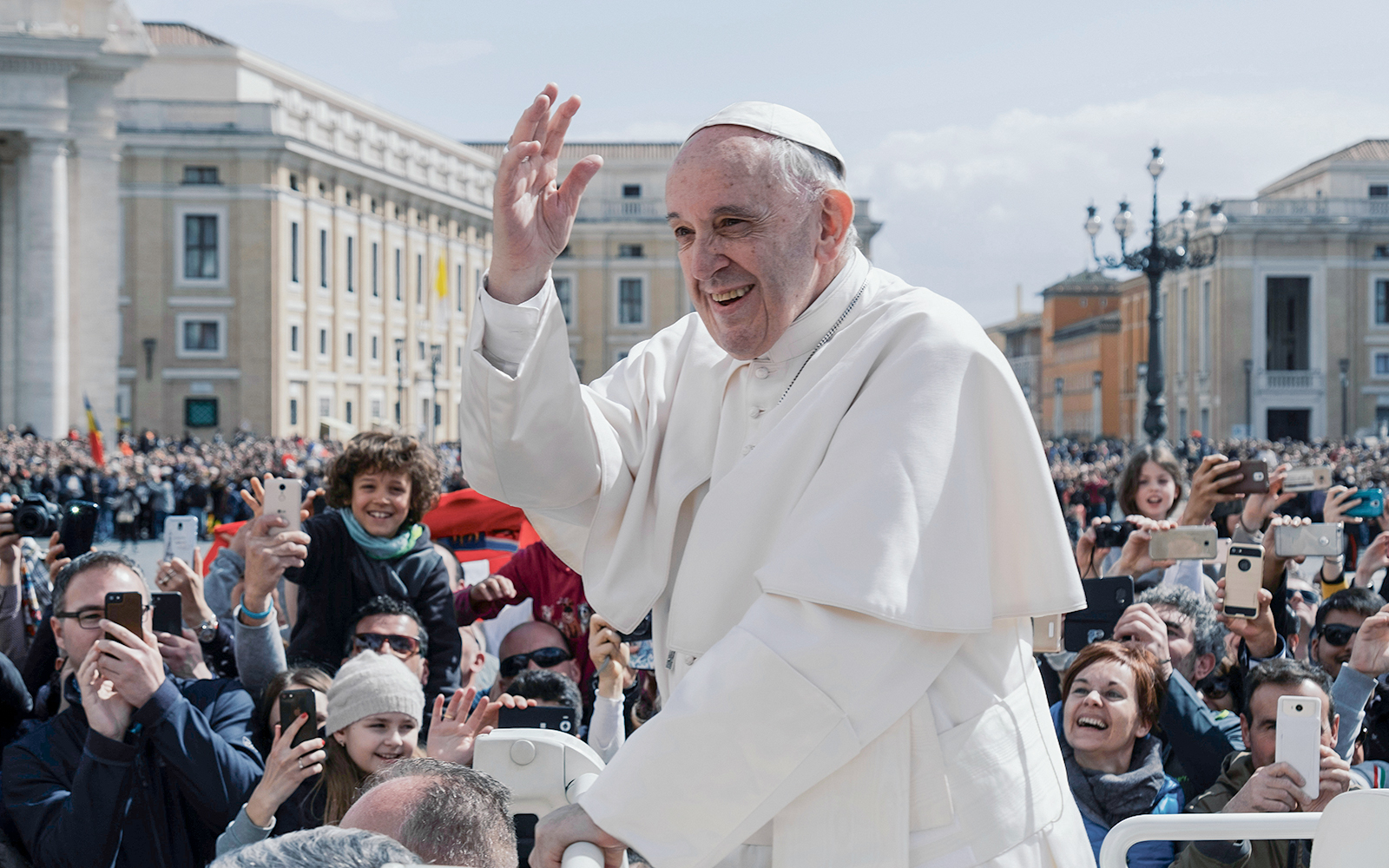 Papal audience with Pope Francis