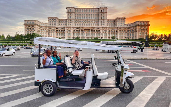 Bucharest Private City Highlights Tuk-Tuk Tour