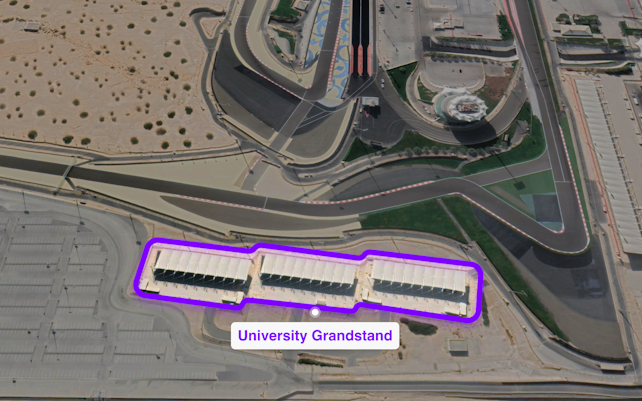 Bahrain GP Grandstands