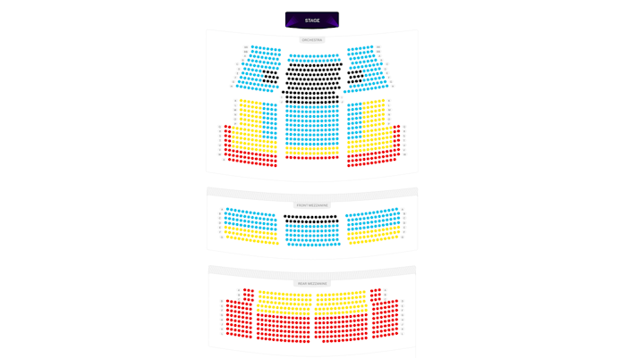 Majestic Theatre Seating Chart