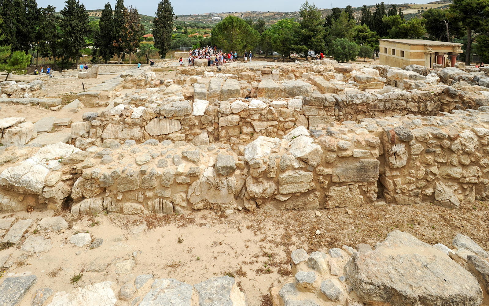West Court inside Knossos Palace