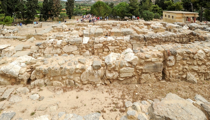 West Court inside Knossos Palace
