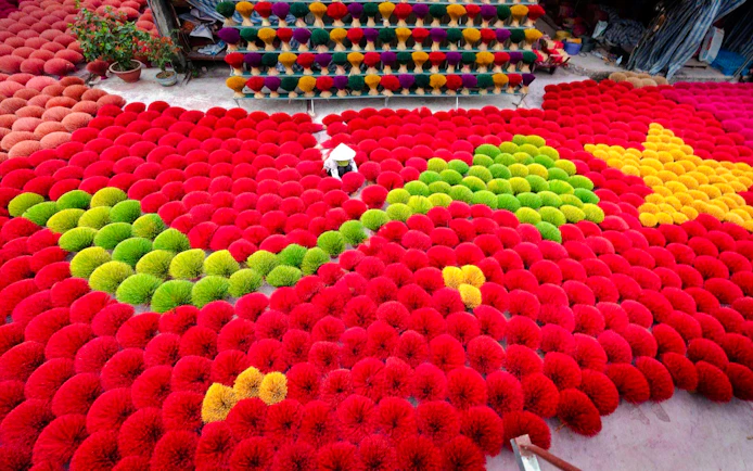 From Hanoi: Conical Hat Village and Quang Phu Cau Incense Village Tour