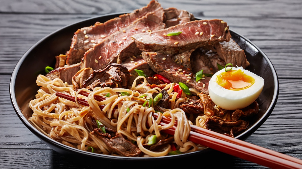 Bowl of Soba noodles