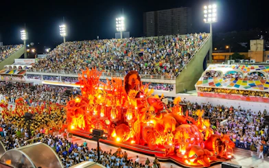 Rio Carnival 2027 Sambadrome Tickets with Round-Trip Transfers and Grandstand Seating