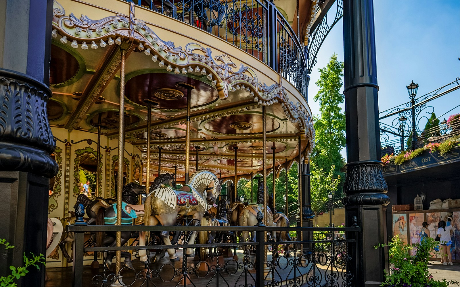 Phantasialand theme park in Bruhl