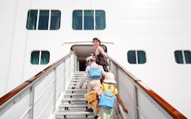 Aan boord van het cruiseschip