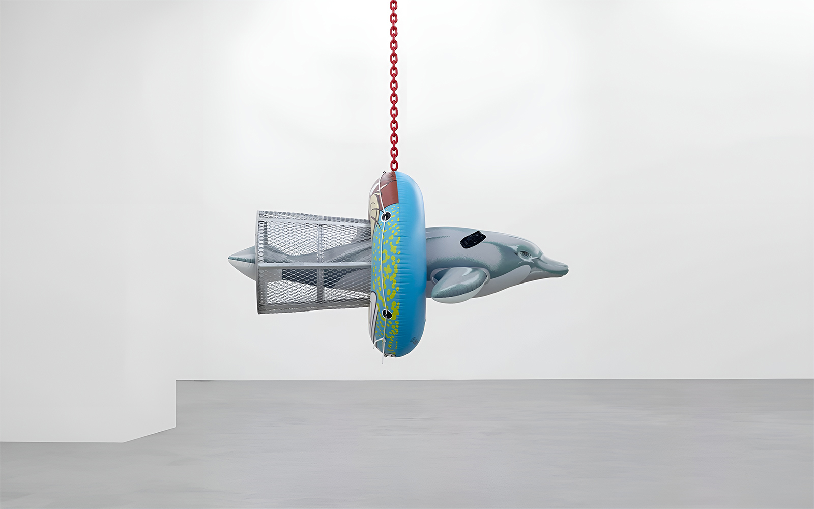 Jeff Koons’ Dolphin Taz Trashcan
